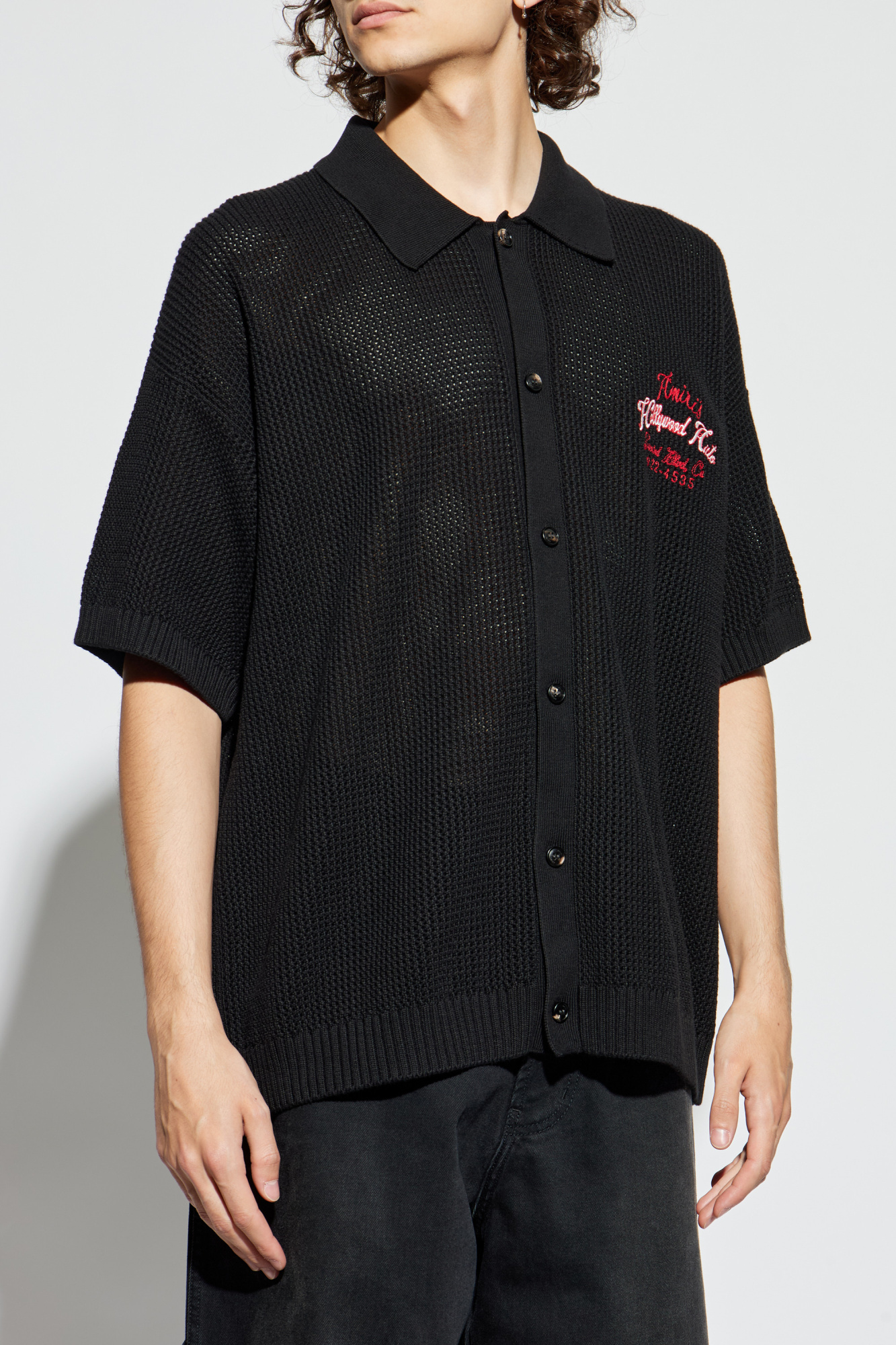 Black Shirt with logo Amiri - Vitkac Australia